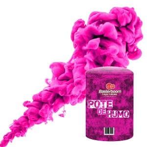 POTE DE HUMO CHICO ROSA x 1u